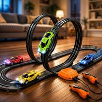 Pista Autorama Infantil, Duplo Looping, Carrinhos E Controles, Corrida Radical! Pista Autorama Infantil, Duplo Looping, Carrinhos E Controles, Corrida Radical!