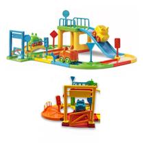 Pista Baby Animal, Brinquedo Educativo com 2 Carrinhos, Rampa e Acessórios. Pista Baby Animal, Brinquedo Educativo com 2 Carrinhos, Rampa e Acessórios.