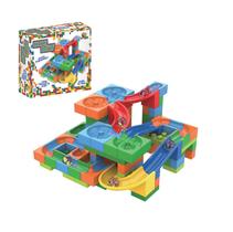 Pista Bloco de Montar Labirinto Bolinhas de Gude + mimo