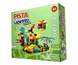 Pista Bolinha Gude Labirinto 260 Pçs Blocos De Montar Dino Pista Bolinha Gude Labirinto 260 Pçs Blocos De Montar Dino