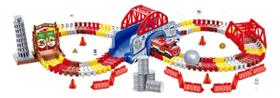 Pista Bombeiro Track Comtunel 157 Peças 6287 - Dmtoys