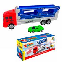 Pista Caminhão Infantil Com Lançador E Carrinho Brinquedo De Corrida