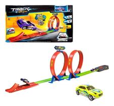 Pista Carrinho Corrida Infantil Looping Estilo Hotwheels c/ Carrinho