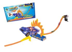 Pista Carrinho Infantil Meg Salto Compatível Carro