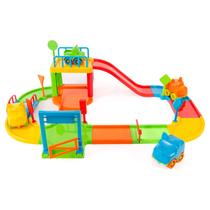 Pista Carrinhos de Corrida Brinquedo Infantil C/ 2 Carrinhos Pista Carrinhos de Corrida Brinquedo Infantil C/ 2 Carrinhos