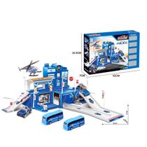 Pista Carrinhos Infantil Com Acessórios Maxi Toys Polícia