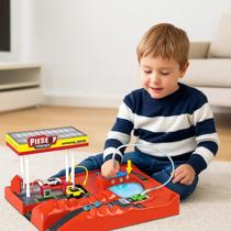 Pista Carro Brinquedo Menino com 2 Carrinhos Lava Jato Pista Carro Brinquedo Menino com 2 Carrinhos Lava Jato
