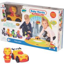 Pista com 8 Trilhos e 1 Baby Herói - Mercotoys