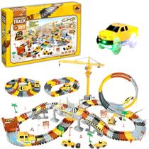 Pista com Carrinho Super Looping Monte como Quiser 182 Peças