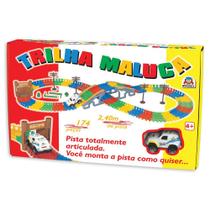 Pista com Carrinho Trilha Maluca - Braskit Pista com Carrinho Trilha Maluca - Braskit