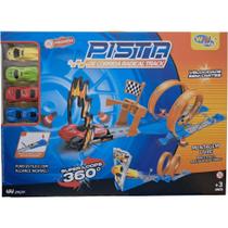 Pista com Lançador Loop 360 Fire