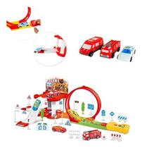 Pista Corrida com Lançador City Fire 43Pçs WB12224