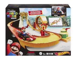 Pista Corrida na Selva - Super Mario Bros Movie - Mario Kart Hot Wheels - Mattel
