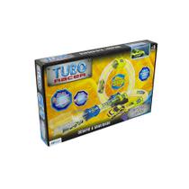 Pista Corrida Tubo Rancer Lançador c/ Carrinho 18pçs ETITOYS