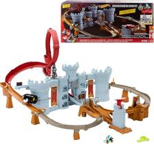 Pista de brinquedos Hot Wheels Mario Kart Castle Bowser Castle Bowser Castle Bowser MATTEL JHD24