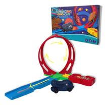 Pista De Carrinho Com Looping 360 Carrinho Dinossauro Com Lançador perfeito para diversão crianças