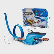 Pista De Carrinho Infantil Com Looping Ataque Do Tubarão - Toy king