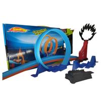 Pista De Carrinho Looping Super From The Blue Fire