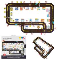 Pista De Carrinho Placas De Trânsito Infantil Madeira Babebi