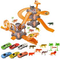 Pista De Carrinho Serpente Brinquedo Lançador Garagem Menino