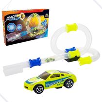 Pista de Carrinho Tubular Brinquedo Track Looping