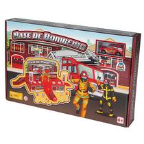 Pista de Carrinhos Base de Bombeiros Braskit