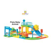 Pista de Carrinhos Brinquedo Corrida Infantil Baby Animal - Divplast