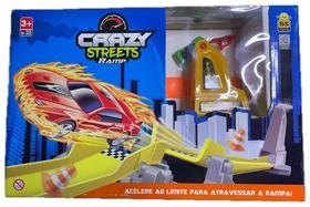 Pista de Carrinhos Brinquedo Menino Infantil Crazy Streets - Bs Toys Pista de Carrinhos Brinquedo Menino Infantil Crazy Streets - Bs Toys