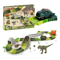Pista de Carrinhos e Dinossauro com LED Pista de Carrinhos e Dinossauro com LED