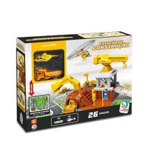 Pista De Carrinhos Estação De Construção Infantil Menino 26 Peças - Cardoso Toys