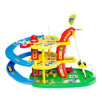 Pista de Carrinhos Fantastic Parking Colorida Maptoy