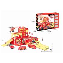 Pista de Carrinhos Infantil Garagem com Acessórios Maxi Toys