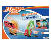 Pista De Corrida Carrinho Single Loop Wheels 12 Pç Multikids