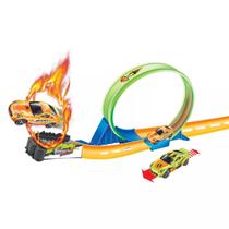Pista de Corrida com Carrinho Loop 360 Radical +6 Anos Dinâmico Pais e Filhos