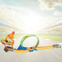 Pista de Corrida com Lançador Loop 360º Carrinho Estrada Brinquedo Crianças Infantil Desafio Criatividade Curiosidade Coordenação Motora Pista de Corrida com Lançador Loop 360º Carrinho Estrada Brinquedo Crianças Infantil Desafio Criatividade Curiosidade Coordenação Motora