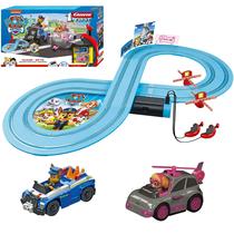Pista de corrida de caça-níqueis Carrera First Paw Patrol com 2 carros Pista de corrida de caça-níqueis Carrera First Paw Patrol com 2 carros