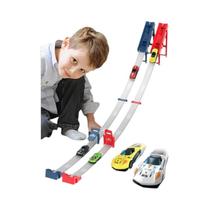 Pista De Corrida Educacional Para Crianças, Veículo De Brinquedo, Carro De Liga, Faça Você Mesmo,