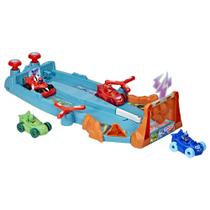 Pista de Corrida PJ Masks Animal Power Smash e Zoom - Brinquedo Infantil