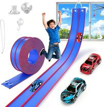 Pista de Corrida TAEMVV 15 ft Dupla com 2 Carros Azul Pista de Corrida TAEMVV 15 ft Dupla com 2 Carros Azul