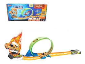 Pista de Corrida Track Racing com Loop 360 com 13 peças