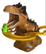 Pista de Dinossauro Escorregador Dino Com Luz e Túnel Dia Das Crianças