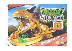 Pista De Dinossauros Com Som , Luz e Túnel Escorregador - TOYS