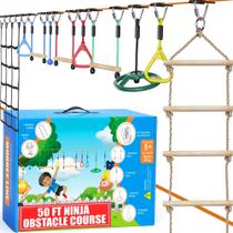 Pista de Obstáculos Ninja Warrior Hyponix Sporting Kids - 15 a 45 Pés