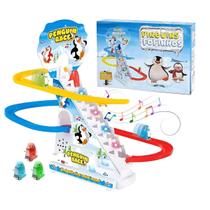 Pista De Pinguins Com Escada Eletrica Portatil