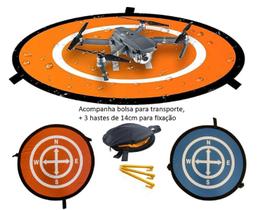 Pista De Pouso Decolagem Drone Heliponto Landing Pad 45Cm