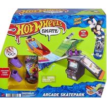 Pista de Skate Arcade Hot Wheels Tênis Roxo HGT91B - Mattel Pista de Skate Arcade Hot Wheels Tênis Roxo HGT91B - Mattel