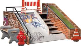 Pista de Skate de Dedo Hubba Fingerboard's - Iron Wood 8 Peças - Brincadeira de Criança