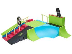 Pista De Skate De Dedo Tech Deck X-connect Rampa Skatepark - Sunny