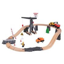 Pista de Trem - Brinquedo criativo - brinquedo educativo de madeira - Tooky Toy