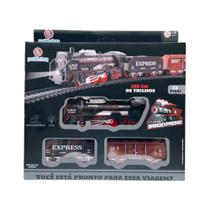 Pista de Trem de Brinquedo de Plástico Vintage Train Polibrinq - PT01 Pista de Trem de Brinquedo de Plástico Vintage Train Polibrinq - PT01